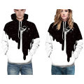 Black and White Spray Painting Hoody